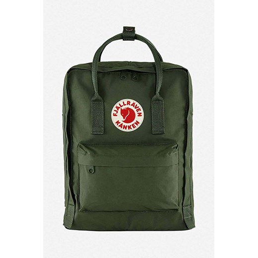Fjallraven plecak Kanken kolor zielony duży z aplikacją F23510.660-660 ONE okazyjna cena PRM