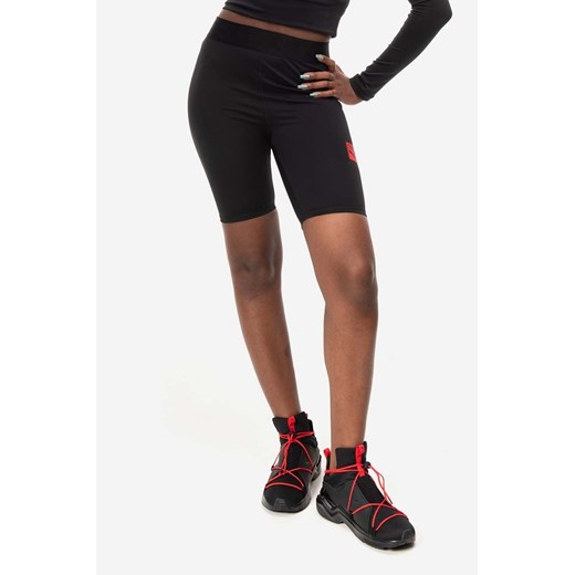 Puma szorty x Vogue Tight Shorts damskie kolor czarny z aplikacją high waist 535080.01-CZARNY ze sklepu PRM w kategorii Szorty - zdjęcie 161393439
