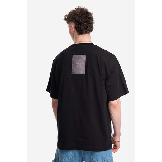A-COLD-WALL* t-shirt bawełniany Utilty kolor czarny gładki ACWMTS117-STONE ze sklepu PRM w kategorii T-shirty męskie - zdjęcie 161393579