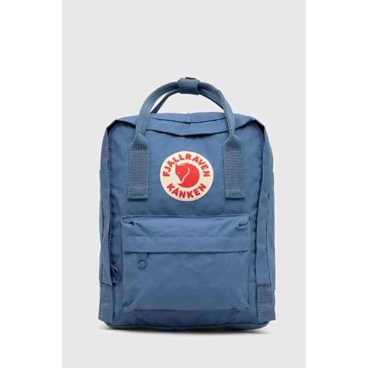 Fjallraven plecak Kånken Mini kolor niebieski mały z aplikacją 23561-BLUE ze sklepu PRM w kategorii Plecaki - zdjęcie 161394475