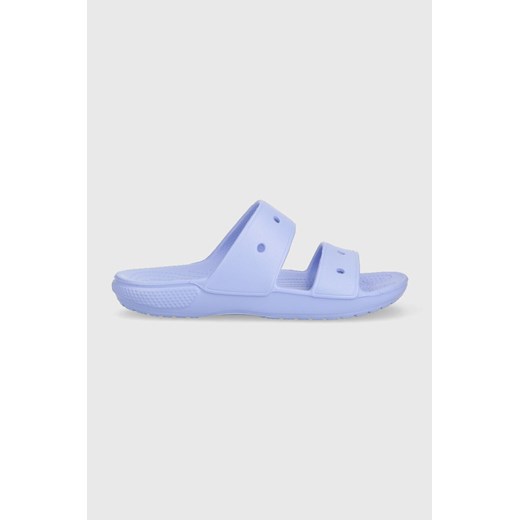 Crocs klapki Classic Sandal damskie kolor fioletowy 206761 206761.5Q6-5Q6 ze sklepu PRM w kategorii Klapki damskie - zdjęcie 161394857