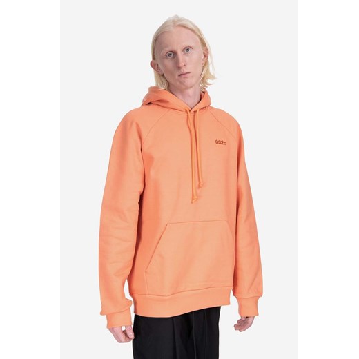 032C bluza bawełniana Terra Reglan Hoodie kolor pomarańczowy z kapturem gładka SS23.C.2031-ORANG ze sklepu PRM w kategorii Bluzy męskie - zdjęcie 161395546