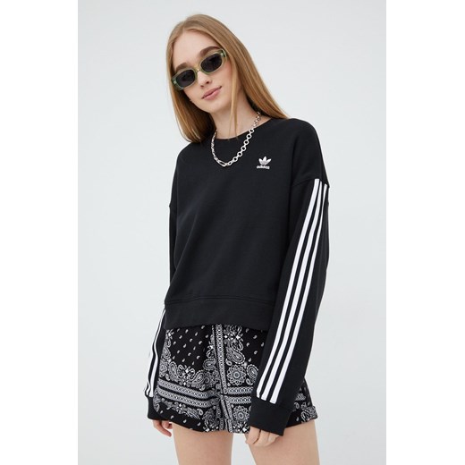 adidas Originals bluza bawełniana Adicolor HC2064 damska kolor czarny z 36 PRM