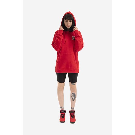 Reebok bluza La Casa De Papel kolor czerwony z kapturem z nadrukiem Reebok L PRM promocja