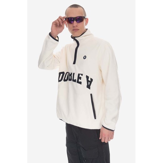 Wood Wood bluza męska kolor biały z nadrukiem 10245612.2487-OFFWHITE ze sklepu PRM w kategorii Bluzy męskie - zdjęcie 161397246
