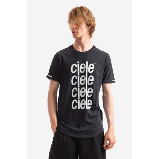 Ciele Athletics t-shirt NSB męski kolor czarny z nadrukiem CLNSBTCR.BK001-BK001 ze sklepu PRM w kategorii T-shirty męskie - zdjęcie 161397347