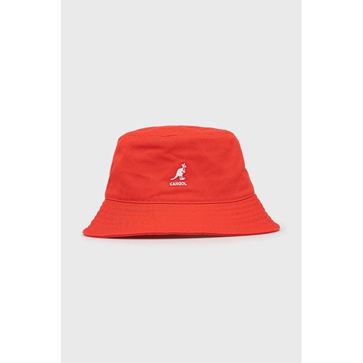 Kangol kapelusz bawełniany kolor czerwony bawełniany K4224HT.CG637-CG637 ze sklepu PRM w kategorii Kapelusze damskie - zdjęcie 161397395