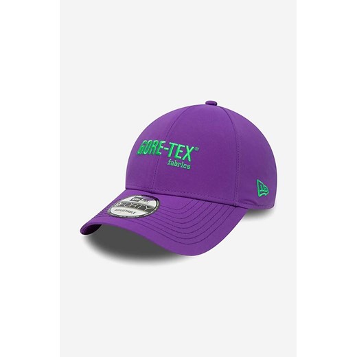 New Era czapka z daszkiem kolor fioletowy z aplikacją 60222325-FIOLETOWY ze sklepu PRM w kategorii Czapki z daszkiem damskie - zdjęcie 161397417