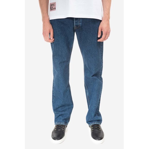Wood Wood jeansy bawełniane Al Rigid Denim Straight Fit 12235804.7051-LIGHTRI ze sklepu PRM w kategorii Jeansy męskie - zdjęcie 161397899