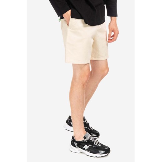 CLOTTEE szorty bawełniane Belted Shorts kolor beżowy CTSR5007.CREAM-CREAM ze sklepu PRM w kategorii Spodenki męskie - zdjęcie 161398356