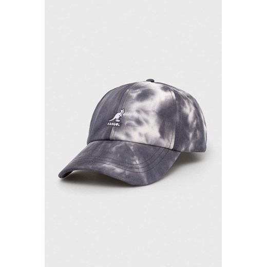 Kangol czapka z daszkiem bawełniana kolor szary wzorzysta K4360.SM082-SM082 ze sklepu PRM w kategorii Czapki z daszkiem damskie - zdjęcie 161398729