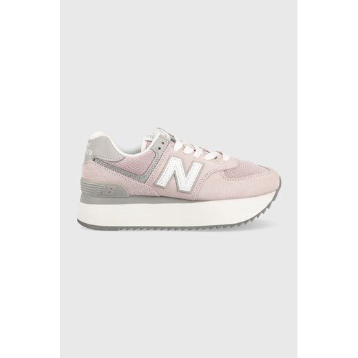 New Balance sneakersy WL574ZSE kolor różowy WL574ZSE-ZSE ze sklepu PRM w kategorii Buty sportowe damskie - zdjęcie 161398908