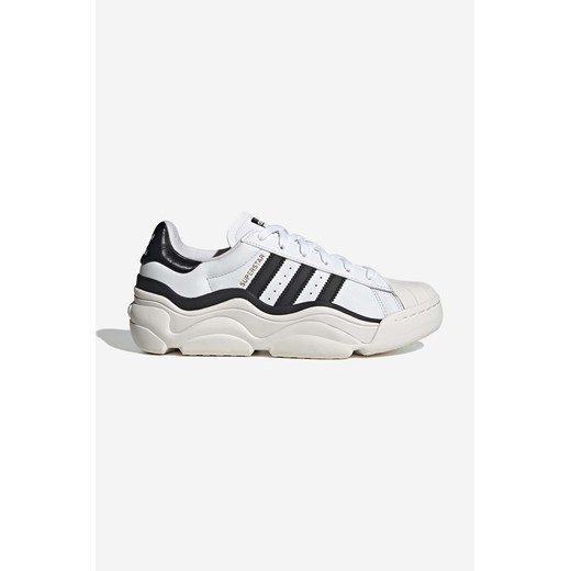 adidas Originals sneakersy skórzane Superstar Millencon kolor biały HQ9018 ze sklepu PRM w kategorii Buty sportowe damskie - zdjęcie 161399136