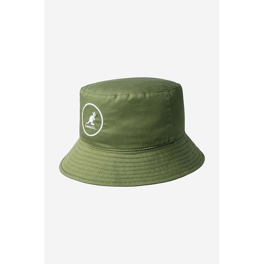 Kangol kapelusz Cotton Bucket kolor zielony bawełniany K2117SP.OLV-OLIVE ze sklepu PRM w kategorii Kapelusze męskie - zdjęcie 161399189