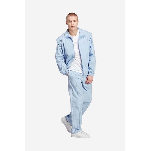 adidas Originals spodnie dresowe P ESS TP Q2 kolor niebieski HR5461 ze sklepu PRM w kategorii Spodnie męskie - zdjęcie 161399236