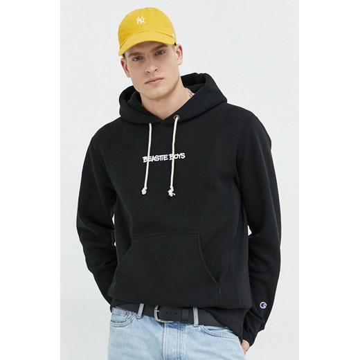 Champion bluza x Beastie Boys męska kolor czarny z kapturem z nadrukiem Champion S okazyjna cena PRM