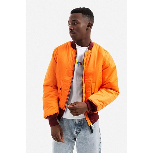 Alpha Industries kurtka bomber MA-1 100101 184 męski kolor czerwony przejściowa Alpha Industries S wyprzedaż PRM