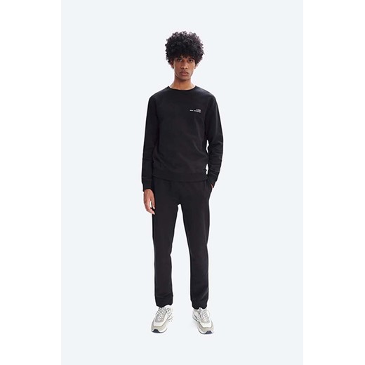 A.P.C. bluza bawełniana Bluza A.P.C. Sweat Item męska kolor czarny gładka M okazyjna cena PRM