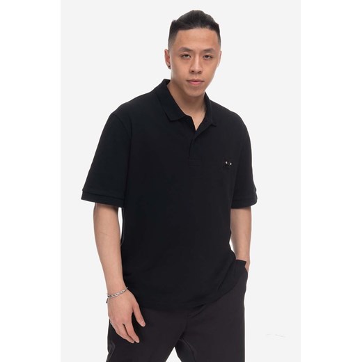 Neil Barett polo męski kolor czarny z aplikacją PBJT143.U500-3158 ze sklepu PRM w kategorii T-shirty męskie - zdjęcie 161400205