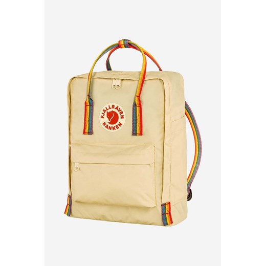 Fjallraven plecak Rainbow kolor beżowy duży z nadrukiem F23620.115.907-907 ze sklepu PRM w kategorii Plecaki - zdjęcie 161400686