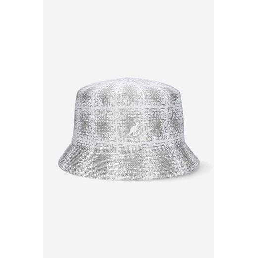 Kangol kapelusz Grounge Plaid Bin kolor szary K3548.GREY-GREY/WHT ze sklepu PRM w kategorii Kapelusze damskie - zdjęcie 161401336