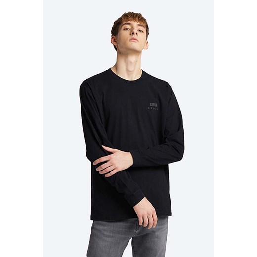 Edwin bluza bawełniana Logo Chest męska kolor czarny z nadrukiem I028563.8967-Black ze sklepu PRM w kategorii Bluzy męskie - zdjęcie 161402437