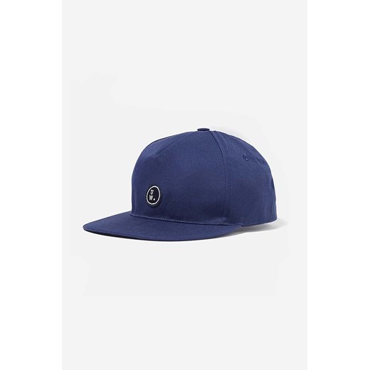 Universal Works czapka z daszkiem bawełniana kolor granatowy 28815.NAVY-NAVY Universal Works ONE promocyjna cena PRM