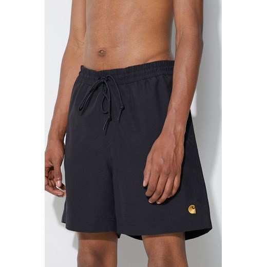 Carhartt WIP szorty męskie kolor czarny I026235-BLACK ze sklepu PRM w kategorii Spodenki męskie - zdjęcie 161402536