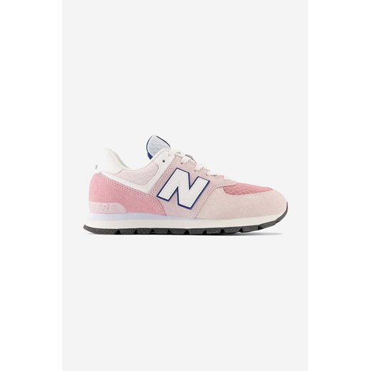 Buty sportowe damskie New Balance casualowe sznurowane na płaskiej podeszwie