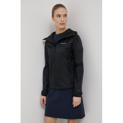 Columbia kurtka przeciwdeszczowa Ulica Jacket damska kolor czarny przejściowa 1718001-031 ze sklepu PRM w kategorii Kurtki damskie - zdjęcie 161402709