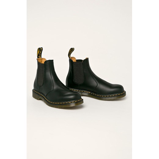 Buty zimowe męskie Dr. Martens czarne bez zapięcia na zimę młodzieżowe