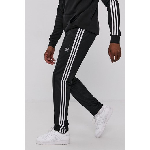 adidas Originals Spodnie H09115 męskie kolor czarny gładkie H09115-BLACK XS wyprzedaż PRM