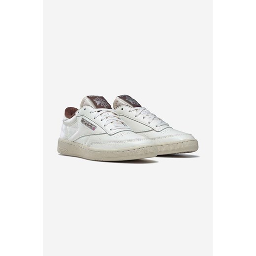 Reebok Classic sneakersy skórzane C 85 Vintage kolor biały GZ5156-chalk ze sklepu PRM w kategorii Buty sportowe męskie - zdjęcie 161403236