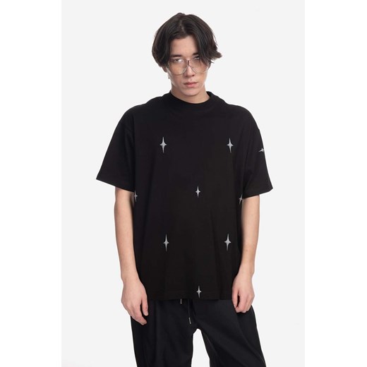 STAMPD t-shirt bawełniany męski kolor czarny wzorzysty SLA.M3101TE-BLK ze sklepu PRM w kategorii T-shirty męskie - zdjęcie 161403469