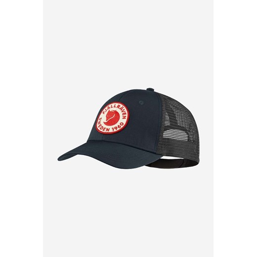 Fjallraven czapka z daszkiem  1960 Logo kolor granatowy z aplikacją F78138-555 ze sklepu PRM w kategorii Czapki z daszkiem damskie - zdjęcie 161405668