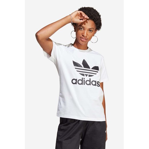 adidas Originals t-shirt kolor biały wzorzysty IB7420-BIALY ze sklepu PRM w kategorii Bluzki damskie - zdjęcie 161406649