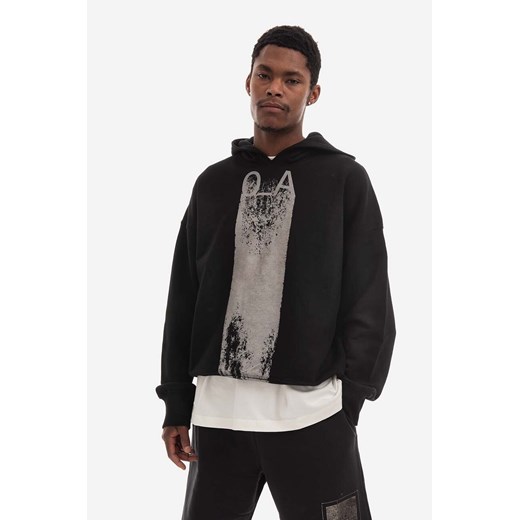 A-COLD-WALL* bluza bawełniana Plaster Hoodie męska kolor czarny z kapturem z A-cold-wall* XL okazja PRM