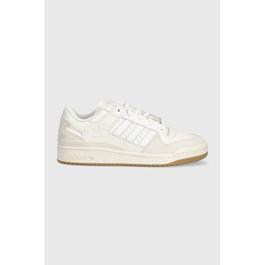 adidas Originals sneakersy skórzane Forum Low kolor biały ID6858 ze sklepu PRM w kategorii Buty sportowe damskie - zdjęcie 161406866