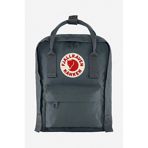 Fjallraven plecak Kanken Mini kolor szary mały z aplikacją F23561.031-031 ze sklepu PRM w kategorii Plecaki - zdjęcie 161406877