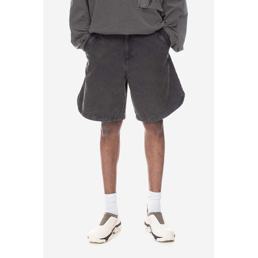 A-COLD-WALL* szorty bawełniane kolor czarny ACWMB184-BLACK ze sklepu PRM w kategorii Spodenki męskie - zdjęcie 161407226