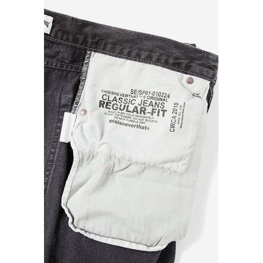 thisisneverthat jeansy męskie TN220DPA5P01-BLACK Thisisneverthat XL okazja PRM