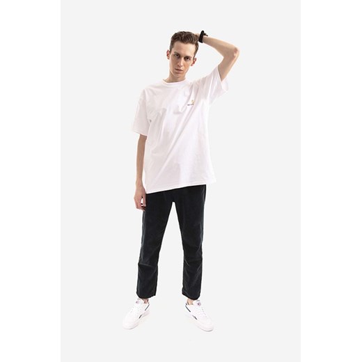 Carhartt WIP t-shirt bawełniany kolor biały z aplikacją I029956.WHITE-WHITE L PRM
