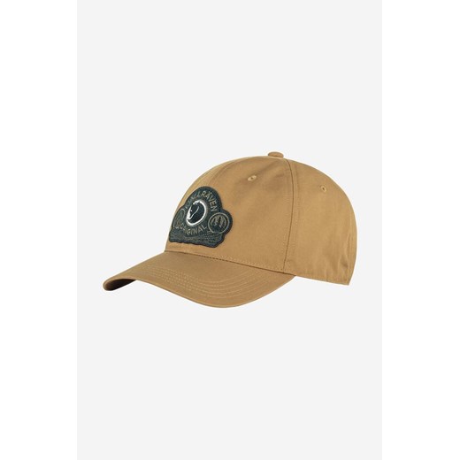 Fjallraven czapka z daszkiem Classic Badge Cap kolor beżowy z aplikacją F86979.232-232 ze sklepu PRM w kategorii Czapki z daszkiem damskie - zdjęcie 161407946