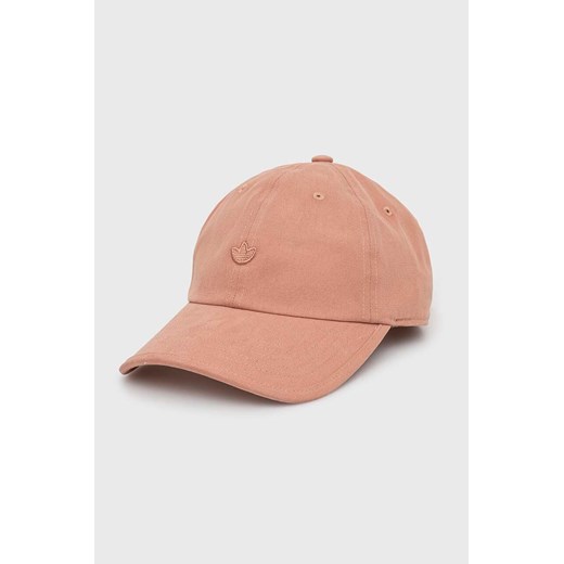 adidas Originals czapka z daszkiem bawełniana kolor różowy gładka IC3032-CLAST ze sklepu PRM w kategorii Czapki z daszkiem damskie - zdjęcie 161408466