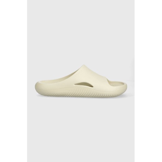 Crocs klapki Mellow Slide kolor beżowy 208392 ze sklepu PRM w kategorii Klapki męskie - zdjęcie 161408479
