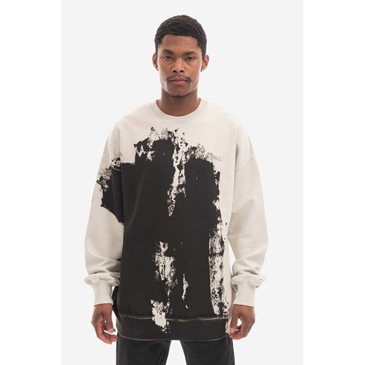 A-COLD-WALL* bluza bawełniana Relaxed Crewneck męska kolor czarny wzorzysta A-cold-wall* S PRM