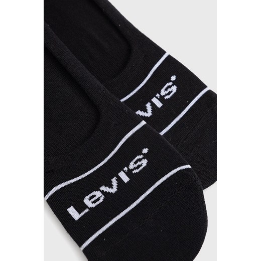 Levi's skarpetki (2-pack) męskie kolor czarny 37157.0769-black 43/46 PRM