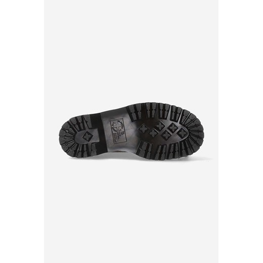 Rick Owens workery zamszowe Fur Boots x Dr. Martens damskie kolor szary na Rick Owens 40 PRM wyprzedaż
