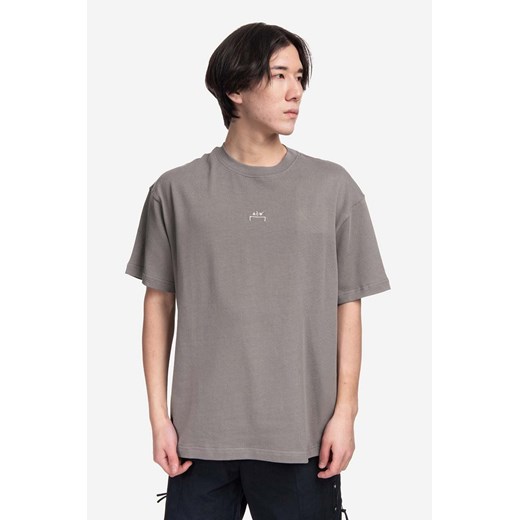 A-COLD-WALL* t-shirt bawełniany Essential T-Shirt kolor szary gładki ACWMTS091-MIDGREY ze sklepu PRM w kategorii T-shirty męskie - zdjęcie 161409986