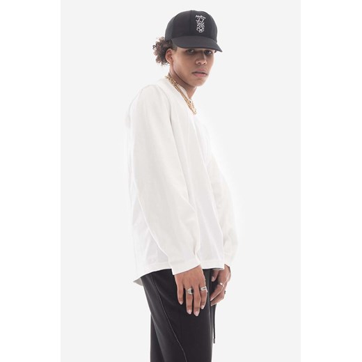 Ader Error longsleeve bawełniany kolor biały gładki BMADSSTS0201WH-WH ze sklepu PRM w kategorii T-shirty męskie - zdjęcie 161410676